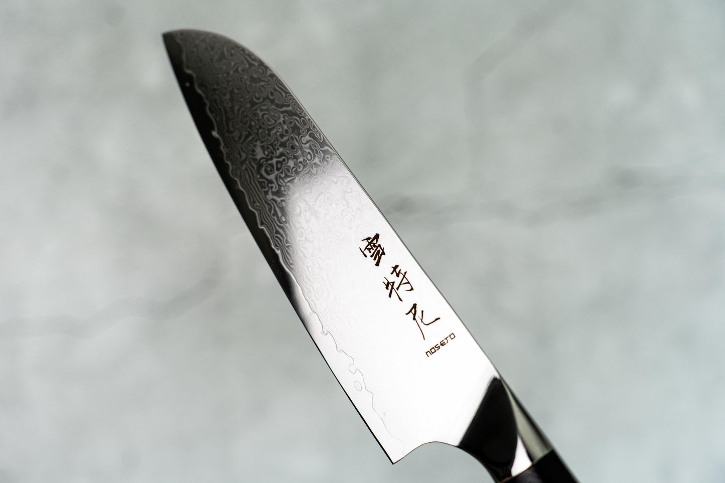 大马士革 VG-10 钢芯 67 层 Santoku G10 180 毫米西式手柄
