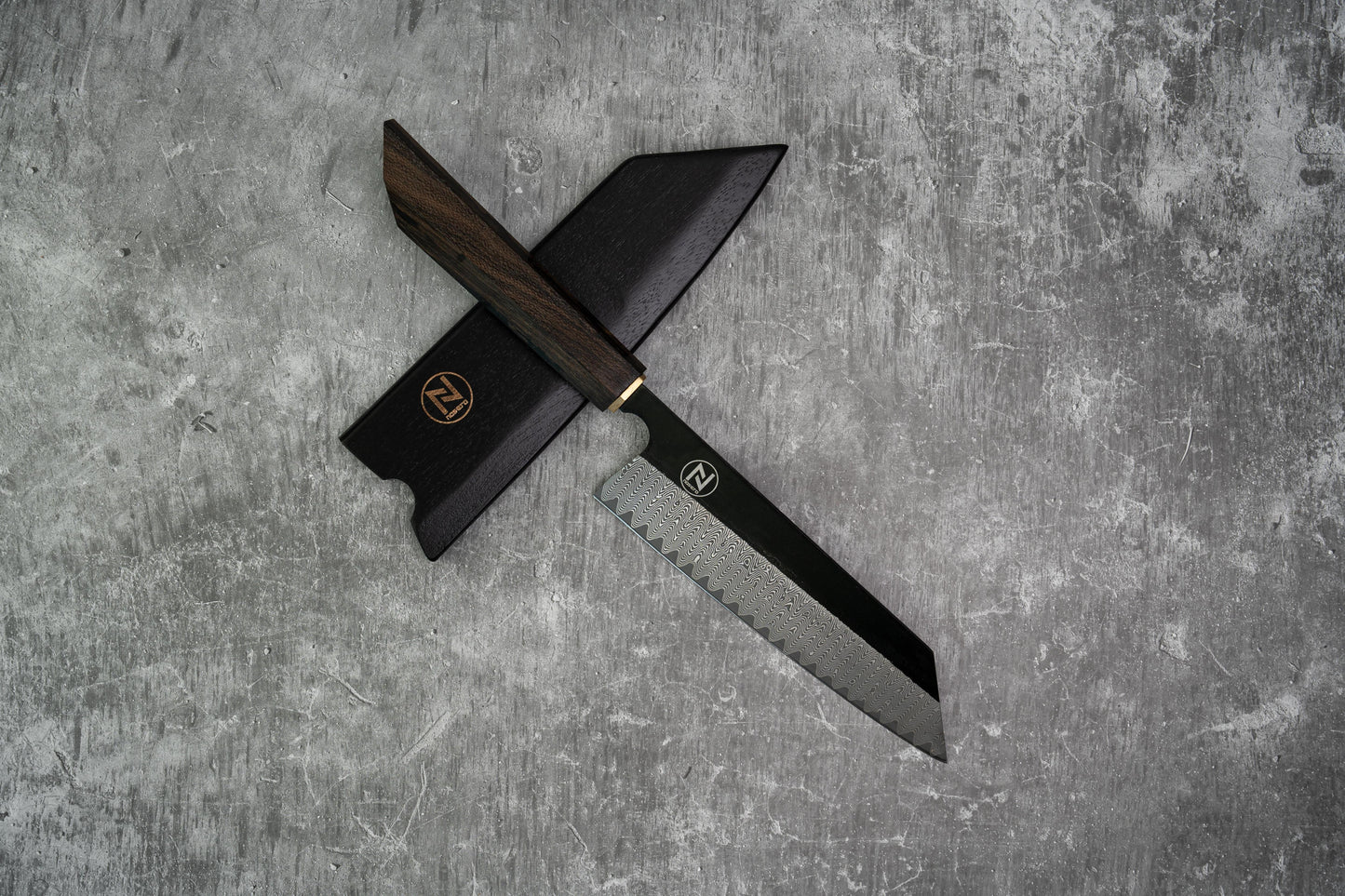 Noseto Bunka 180mm 67层大马士革 VG10 配 Ciricote 木柄