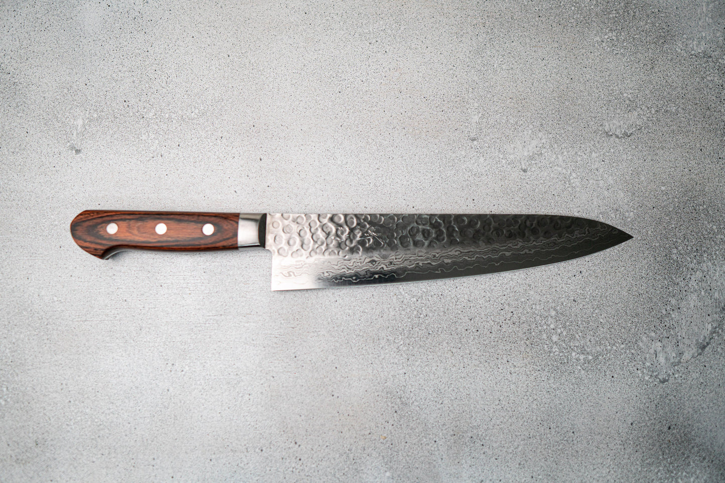 Seisuke VG10 17 Layer Damascus Gyuto Japanese Knife 240mm Mahogany Handle