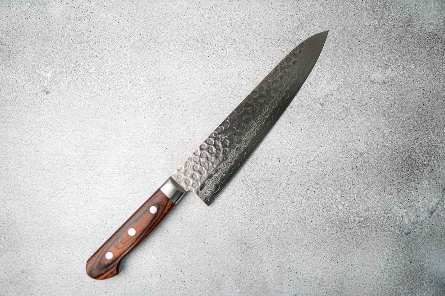 Seisuke VG10 17 Layer Damascus Gyuto Japanese Knife 240mm Mahogany Handle