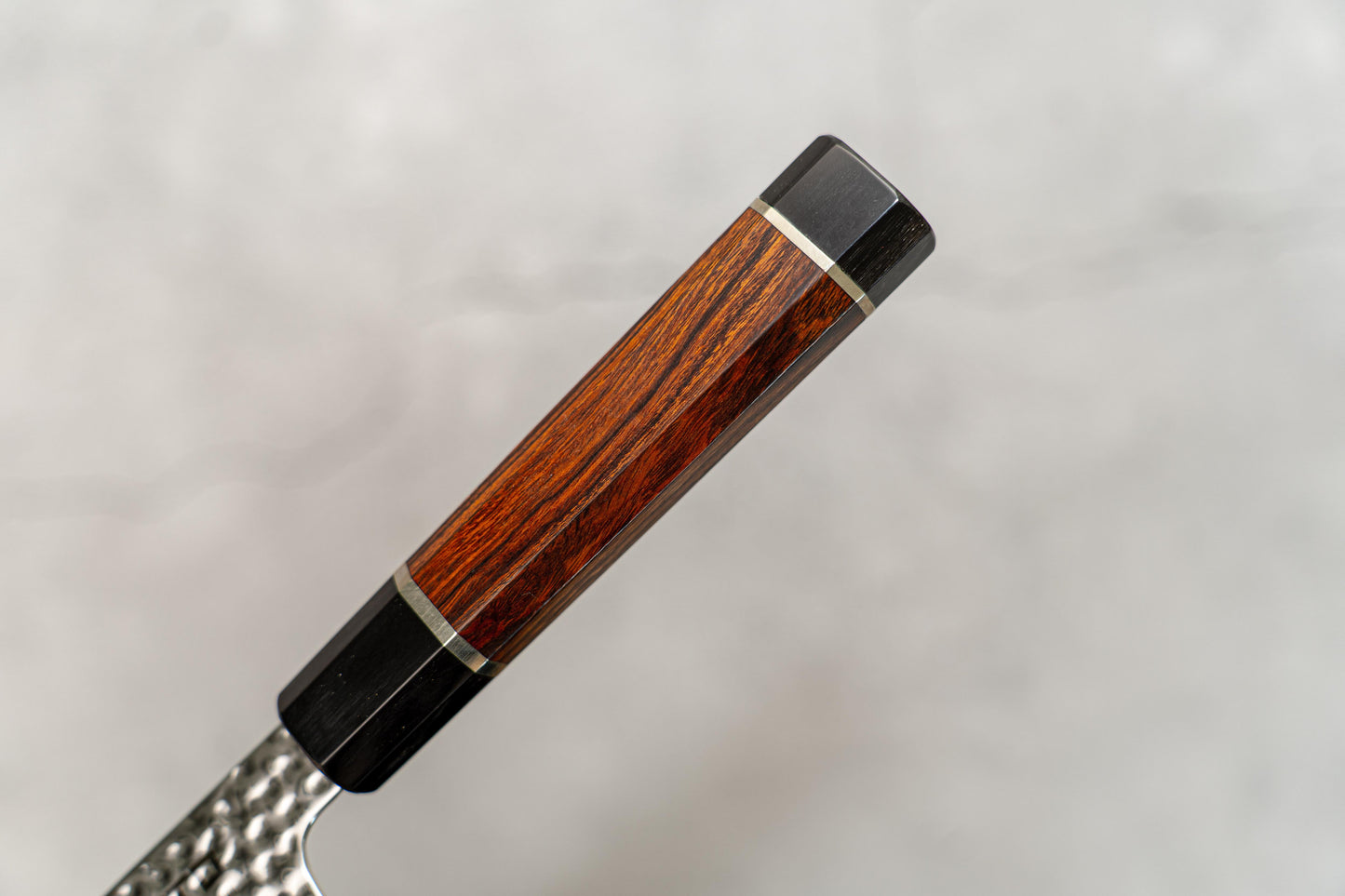 Noseto Suki 高大 Nakiri 砍刀 67 层锤纹大马士革沙漠铁木柄