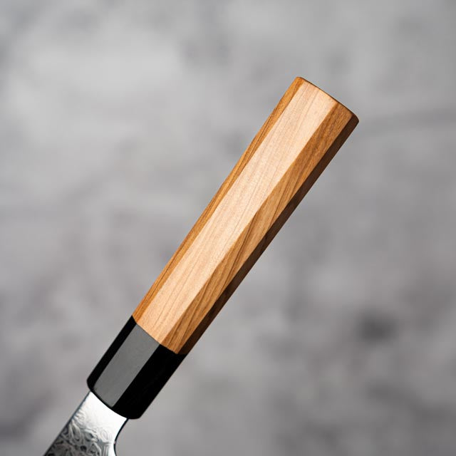 Noseto Nato Nakiri 180mm 67层大马士革橄榄木+水牛角