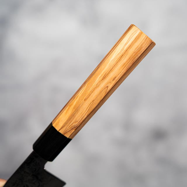 Noseto Nato Honesuki 150mm 67 Layers Damascus with Olive wood + Buffalo Horn