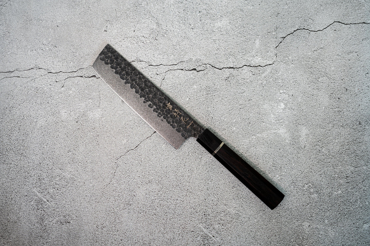 Noseto 高碳不锈钢 170mm Nakiri 乌木八角手柄