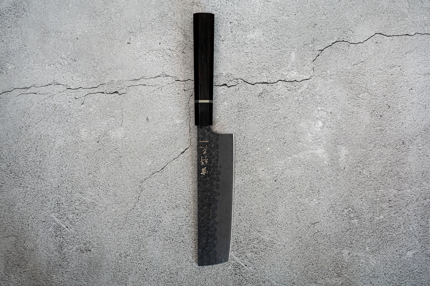 Noseto 高碳不锈钢 170mm Nakiri 乌木八角手柄