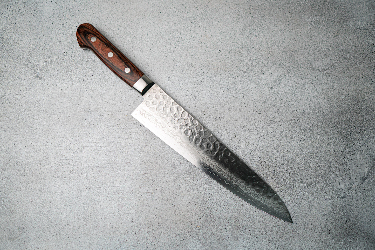 Seisuke VG10 17 Layer Damascus Gyuto Japanese Knife 240mm Mahogany Handle