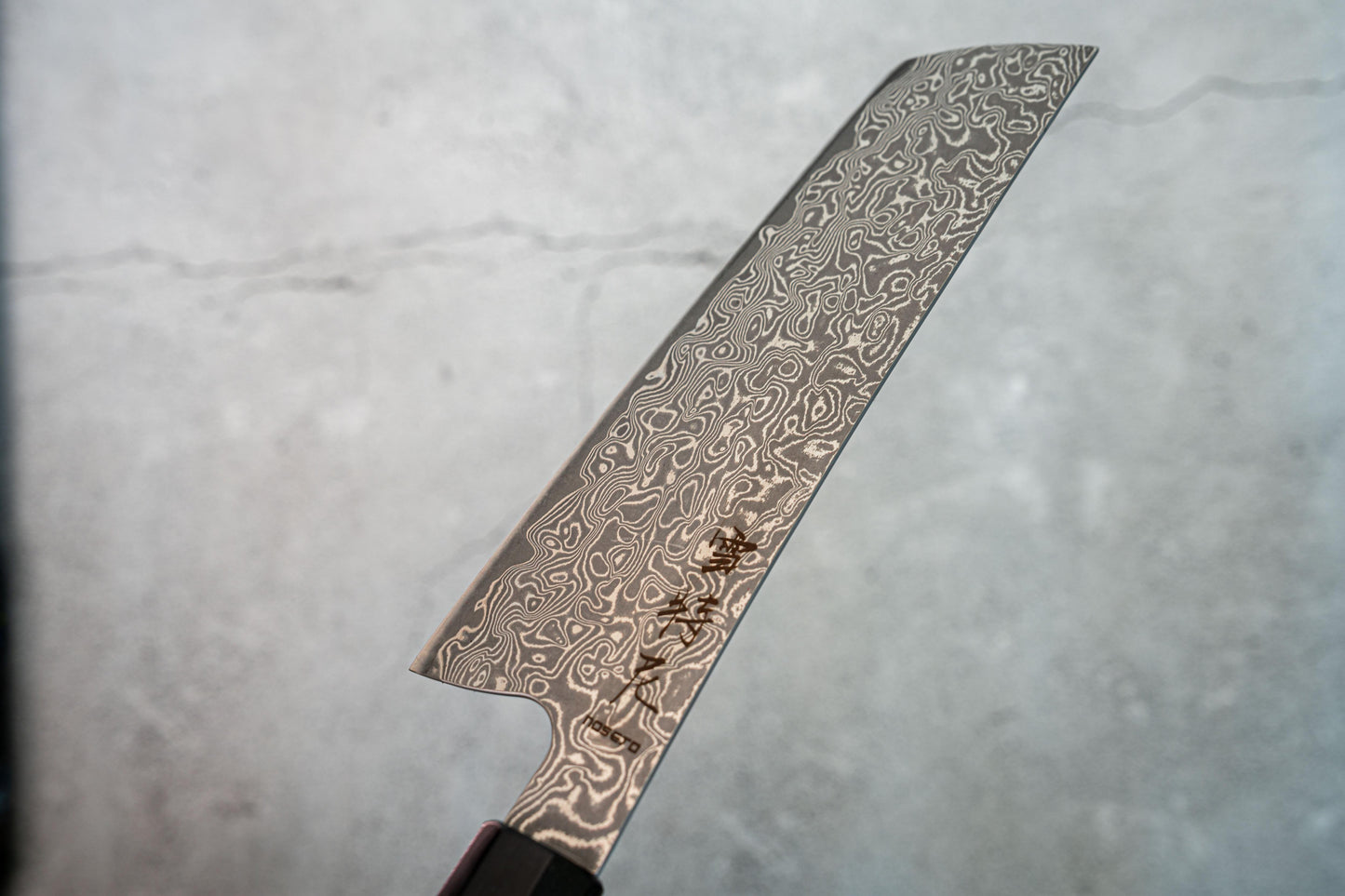 Noseto Kaji Nakiri 180mm 大马士革刀 VG-10 钢芯 67 层水牛角铁木