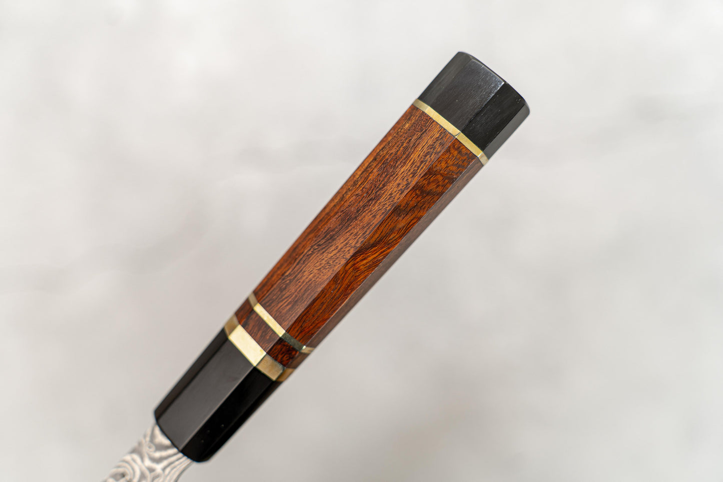 Noseto Kaji Fillet 210mm Knife Damascus VG-10 Steel Core 67 layers Buffalo Horns Ironwood