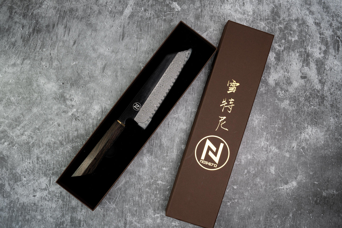 Noseto Bunka 180mm 67层大马士革 VG10 配 Ciricote 木柄