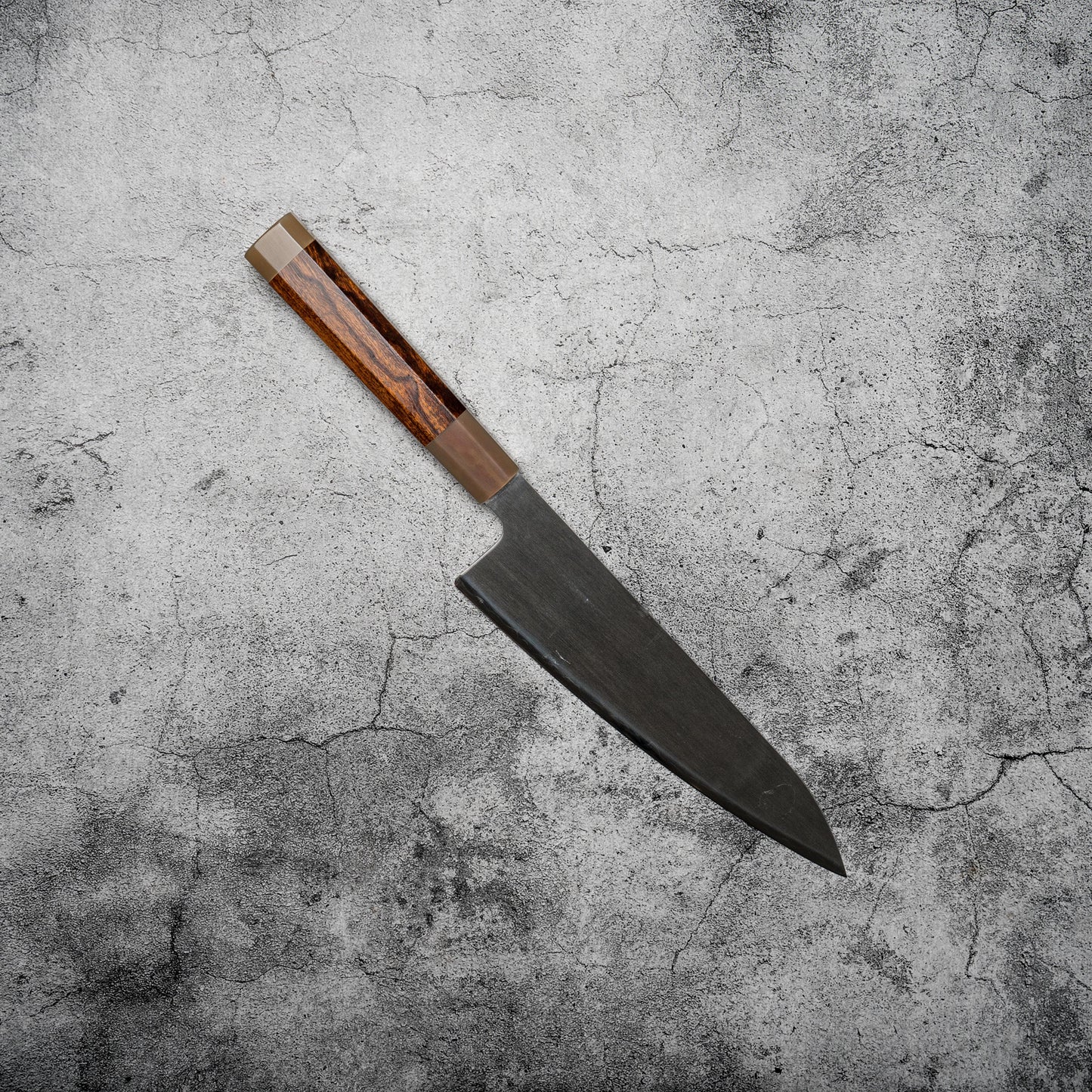 Noseto ZDP189 Gyuto 210mm with Dessert Ironwood with White Buffalo Horn