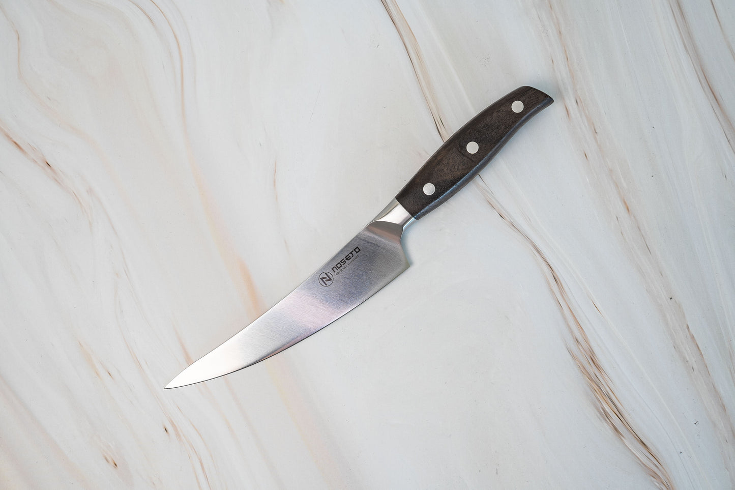 NOSETO German Boning 170mm Stainless Steel High Quality Red Sandal Wood Handle