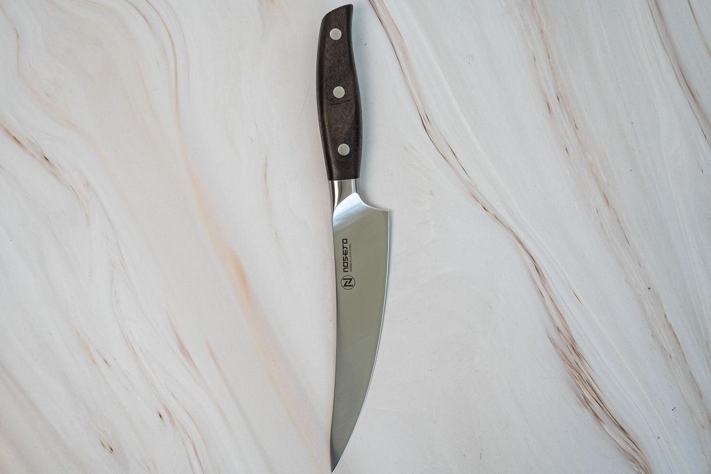 NOSETO German Boning 170mm Stainless Steel High Quality Red Sandal Wood Handle