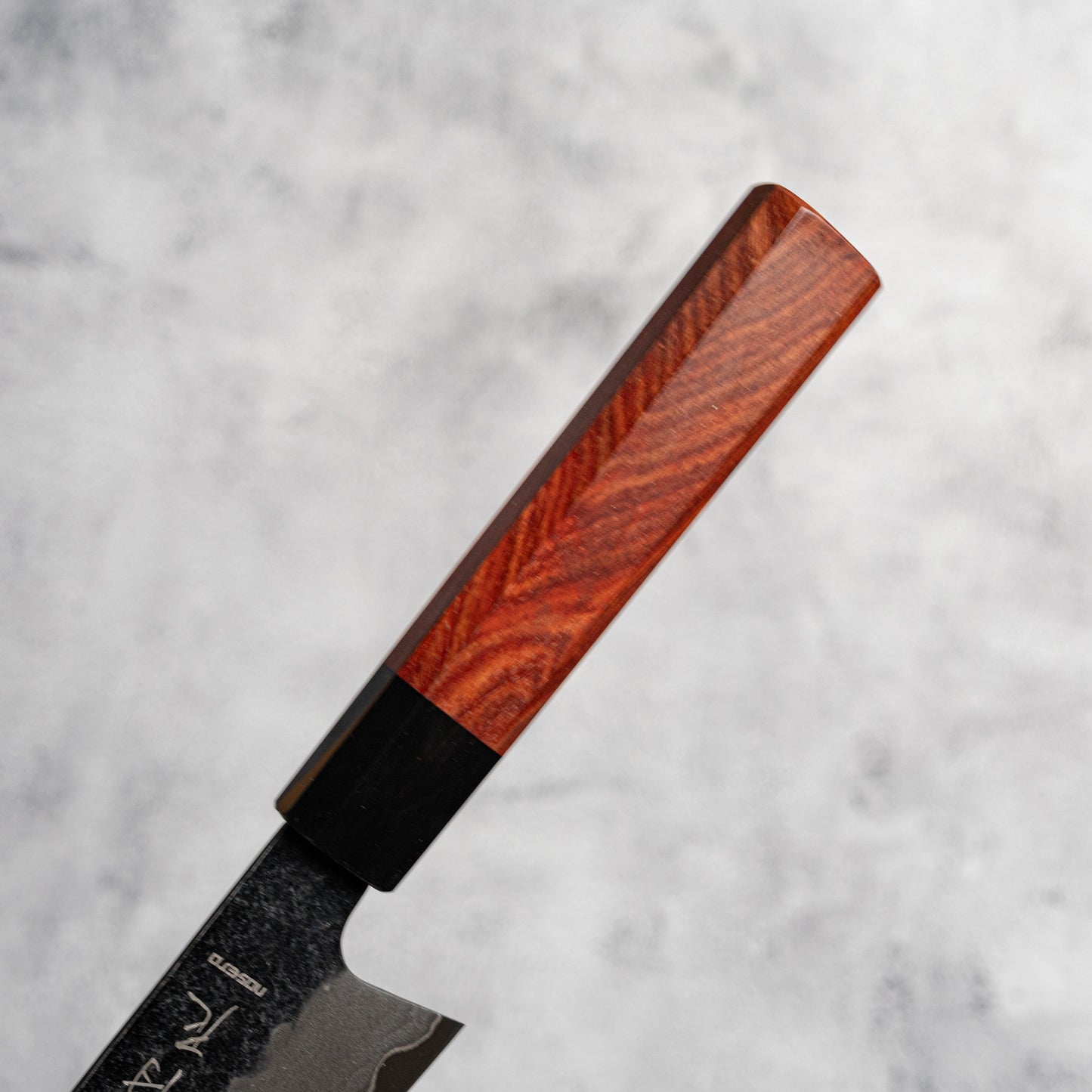 Noseto Neno 210mm Sakimaru Gyuto 3 Layers Carbon Steel with Red Wood+Buffalo Horn