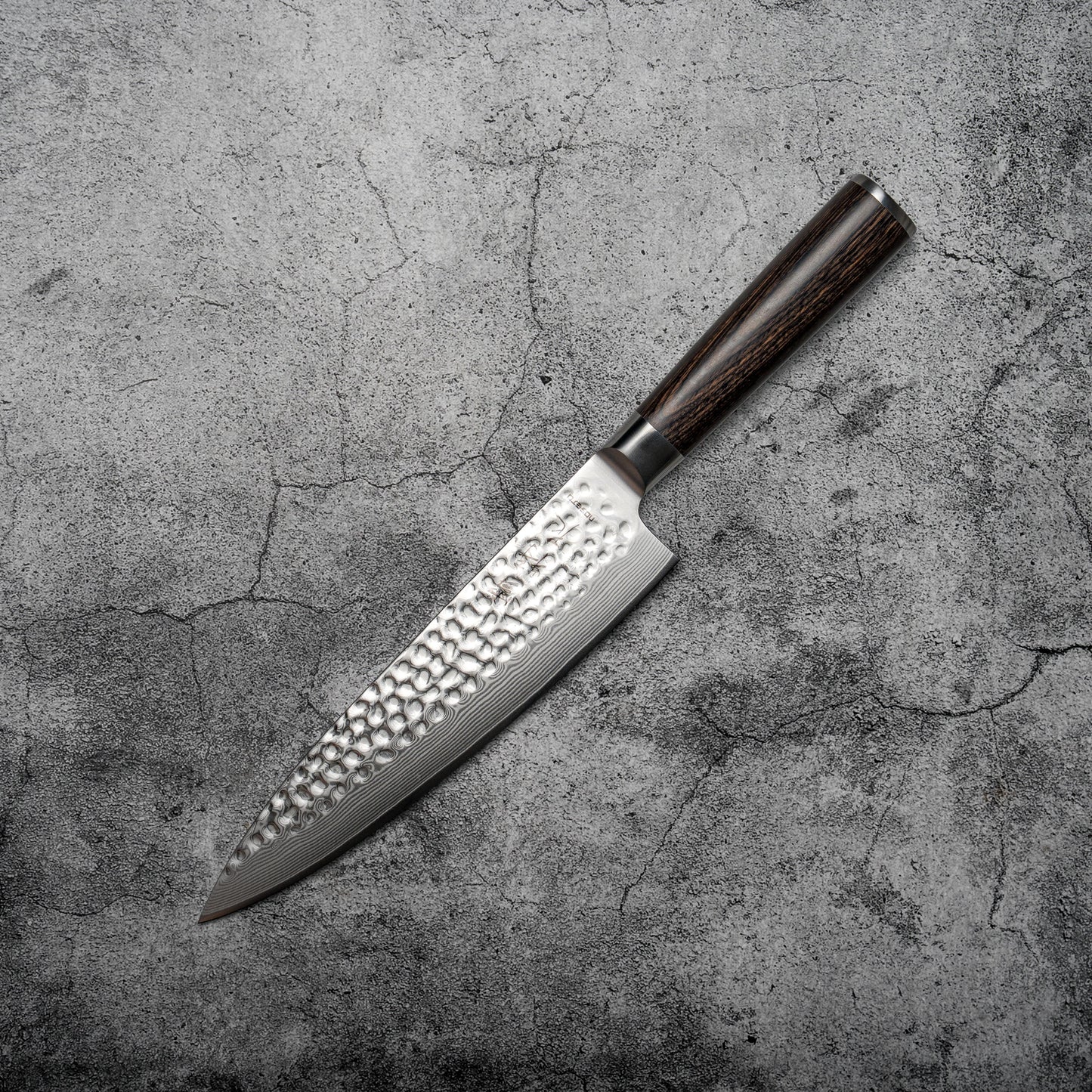 Noseto Kihon Gyuto 210 mm vg10 67 couches Damas avec bois Pakka