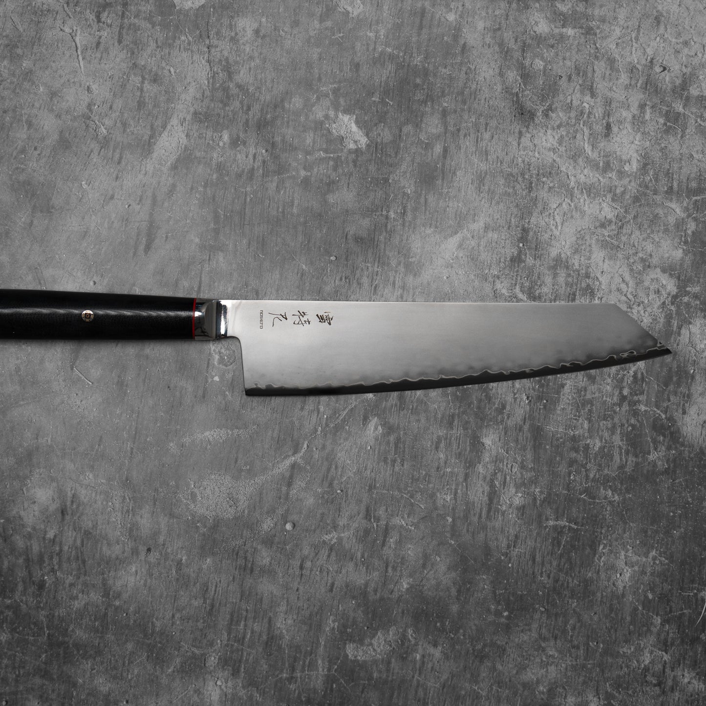 Noseto Sumi 240mm Kiritsuke 3 Layers Composite Steel VG-10 Steel Core G-10 Fiberglass Handle