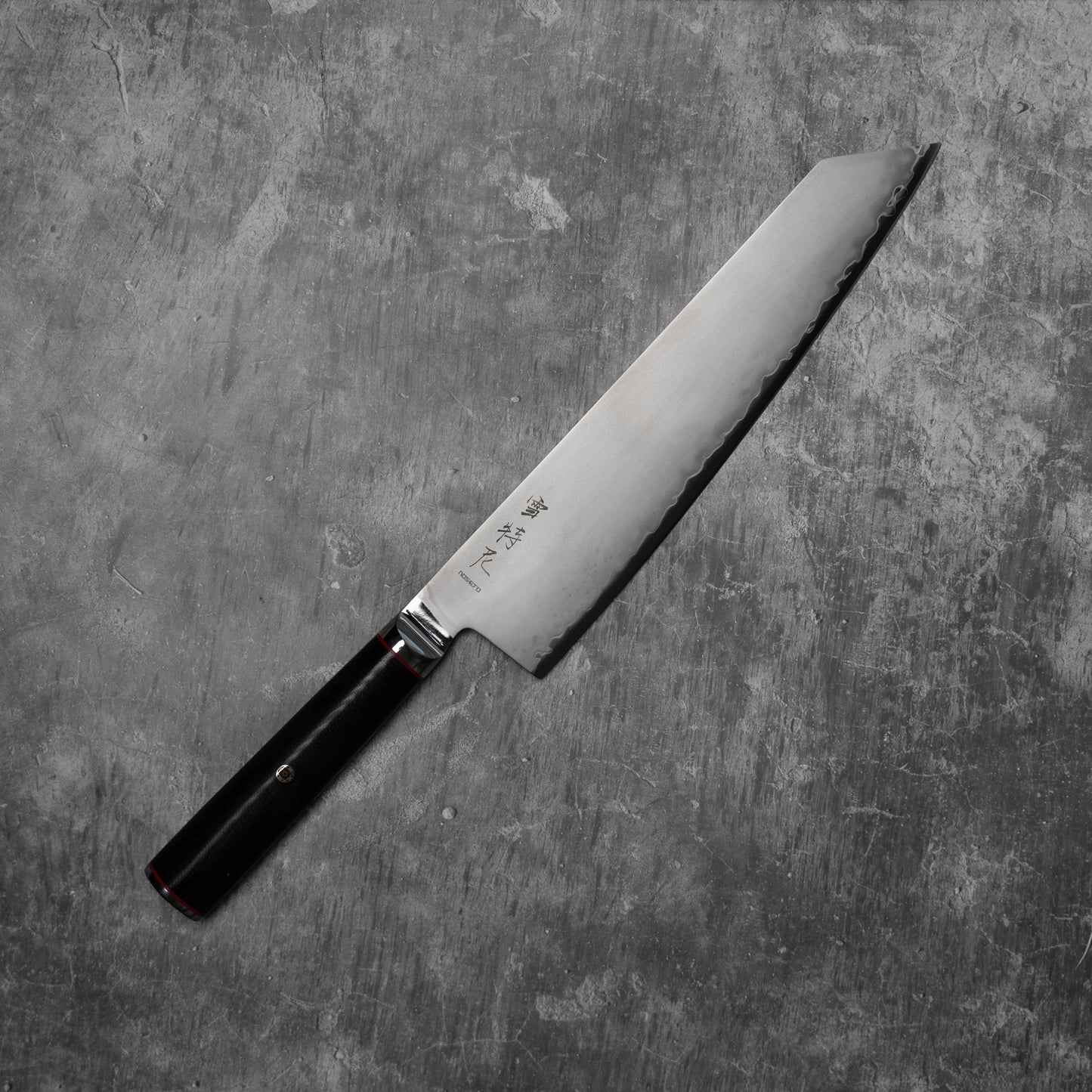 Noseto Sumi 240mm Kiritsuke 3 Layers Composite Steel VG-10 Steel Core G-10 Fiberglass Handle
