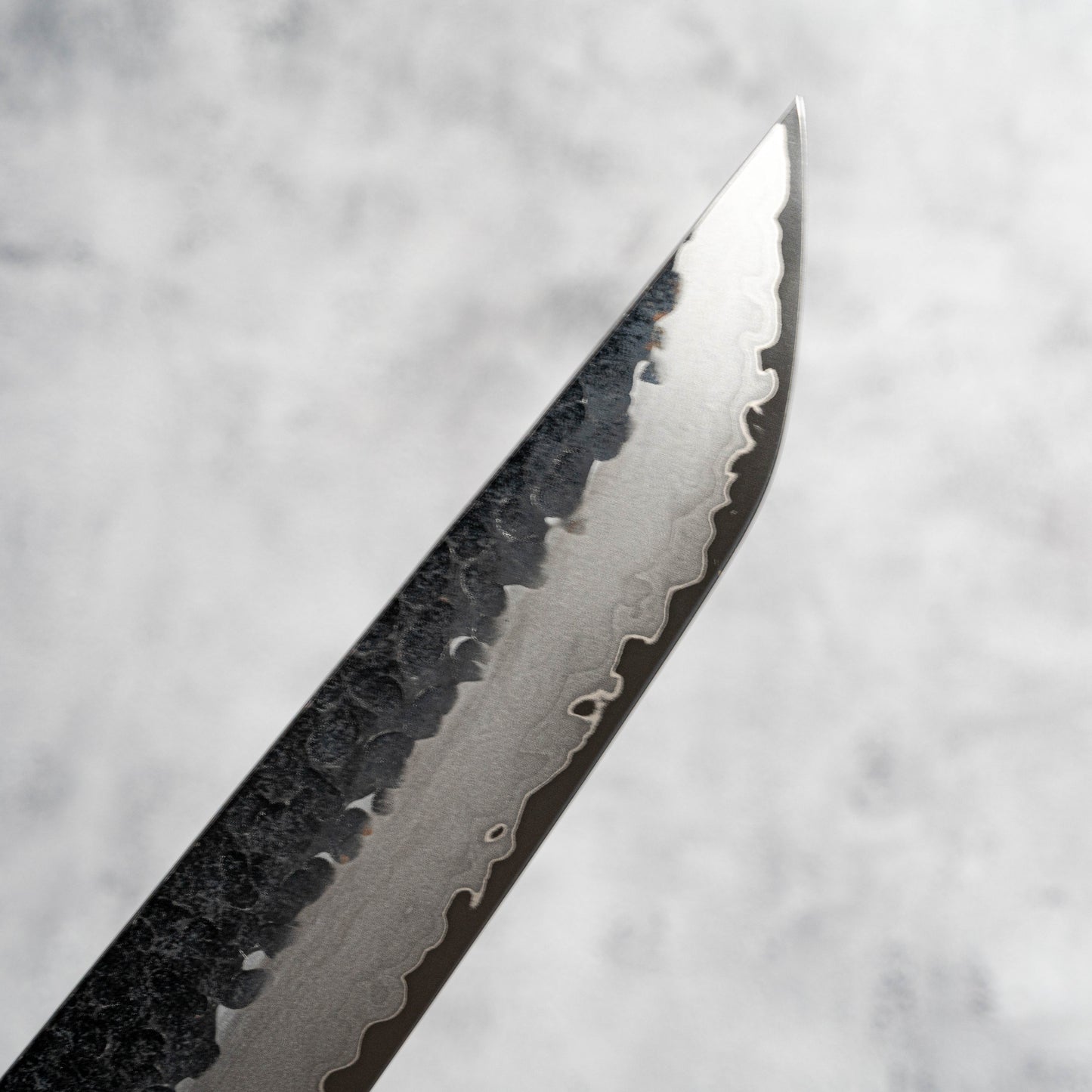 Noseto Neno 210mm Sakimaru Gyuto 3 Layers Carbon Steel with Red Wood+Buffalo Horn