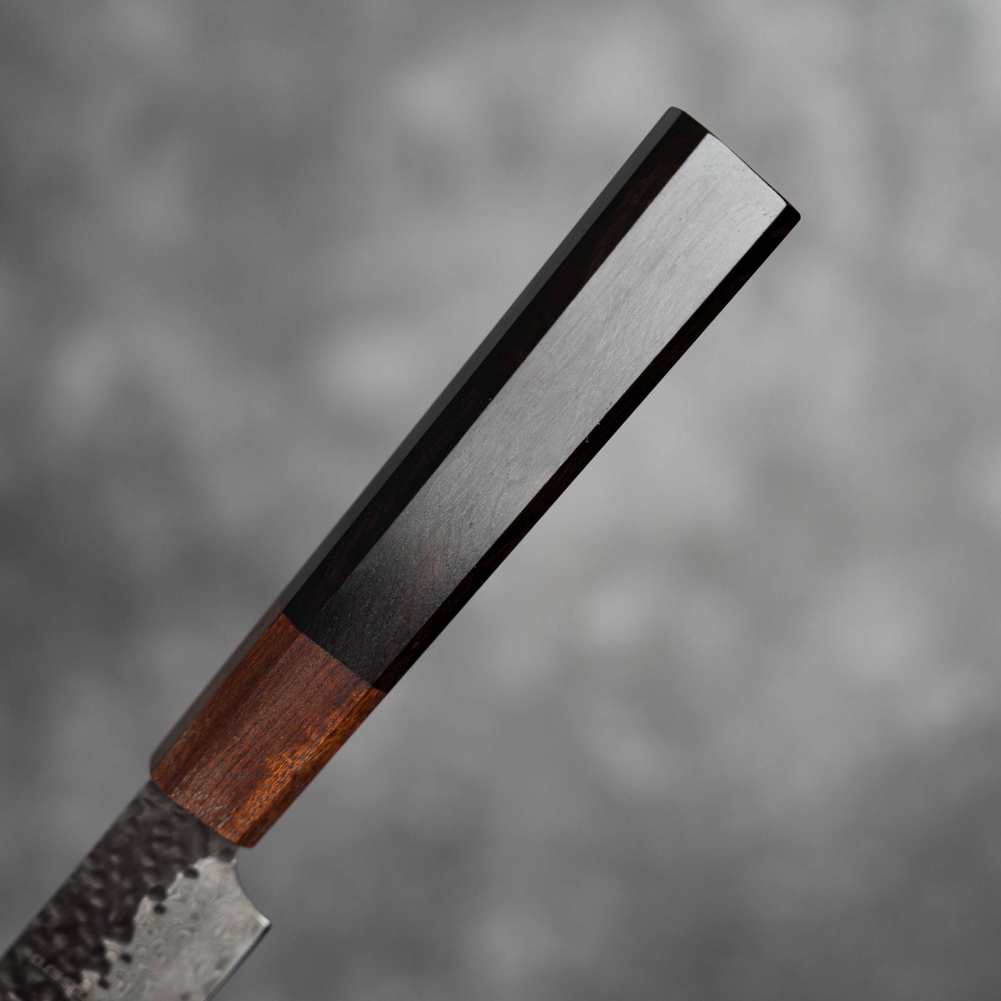 Noseto Kuki Nakiri 180mm 67 层大马士革土色饰面 黑色 Pakka 木材