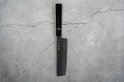 Noseto 高碳不锈钢 170mm Nakiri 乌木八角手柄