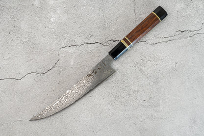 Noseto Kaji Fillet 210mm Knife Damascus VG-10 Steel Core 67 layers Buffalo Horns Ironwood