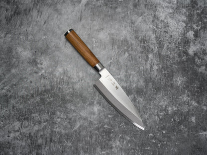Noseto Deba 180mm Forged Steel with Nature Olive wood