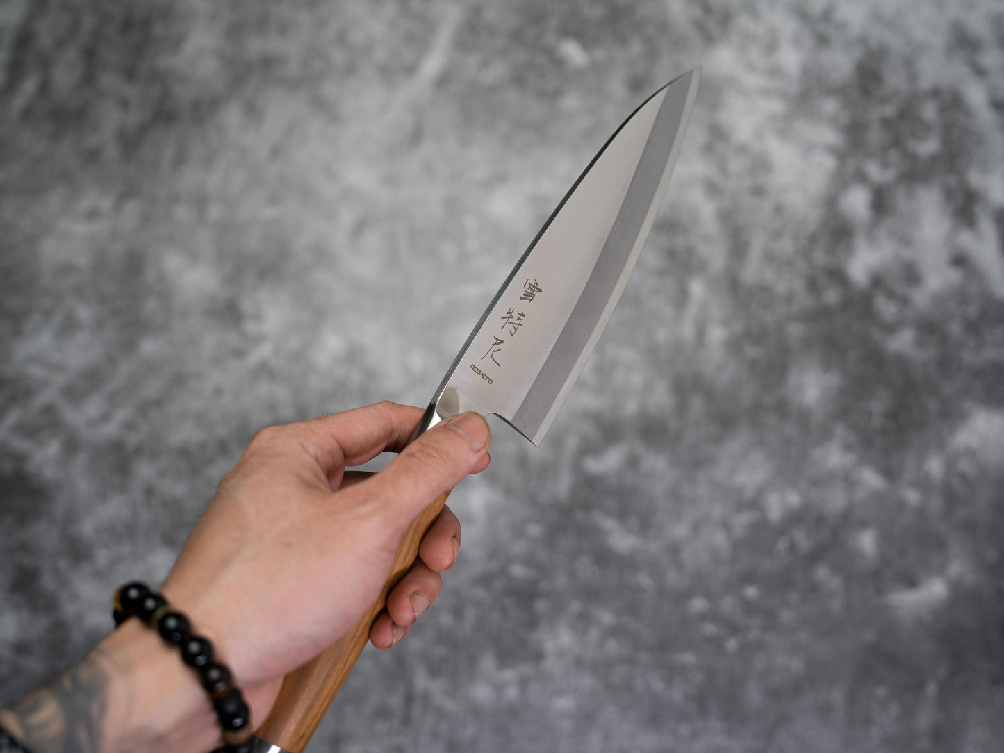 Noseto Deba 180mm Forged Steel with Nature Olive wood