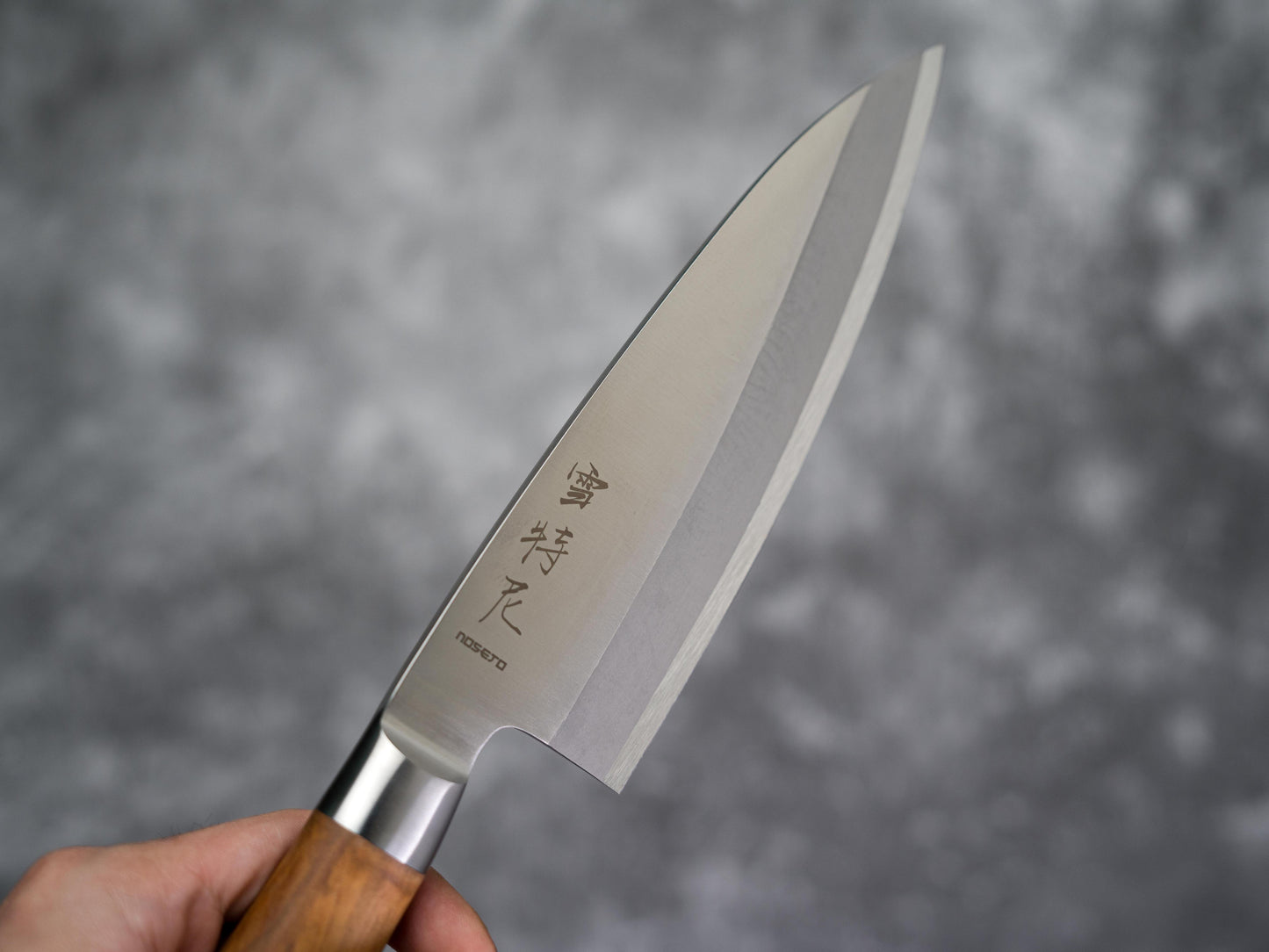 Noseto Deba 180mm Forged Steel with Nature Olive wood