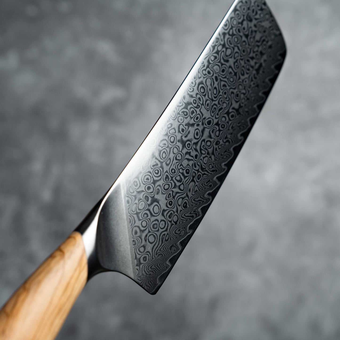 Noseto Batsu Nakiri 180mm 73层大马士革粉末钢配橄榄木柄