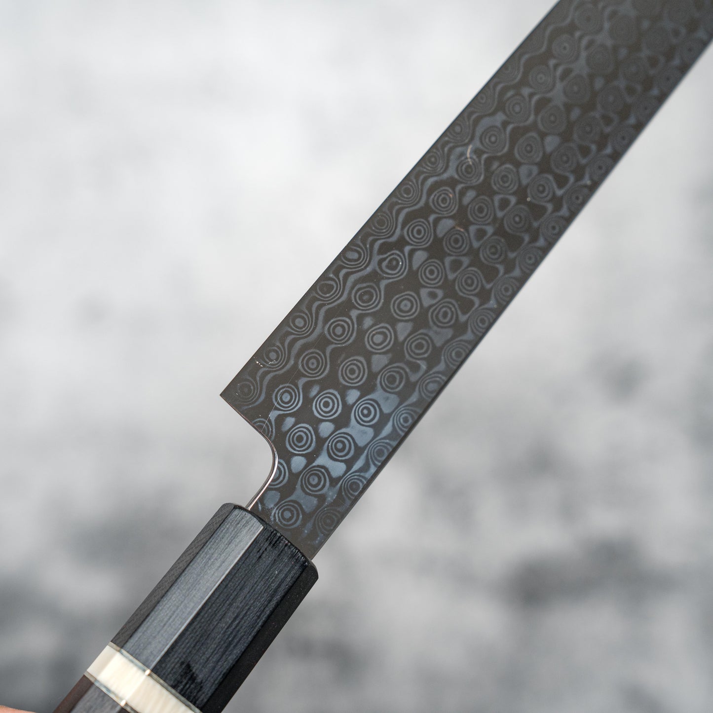 Noseto Yanagiba Kiritsuke 270mm 高碳 110 层大马士革寿司刀 带甜点铁木