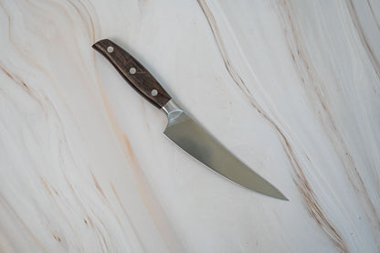 NOSETO German Boning 170mm Stainless Steel High Quality Red Sandal Wood Handle