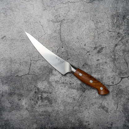 Noseto Aka Boning Knife 165mm German Knife With Red Wood Handle