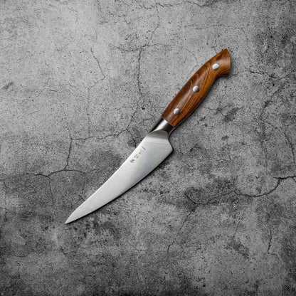 Noseto Aka Boning Knife 165mm German Knife With Red Wood Handle