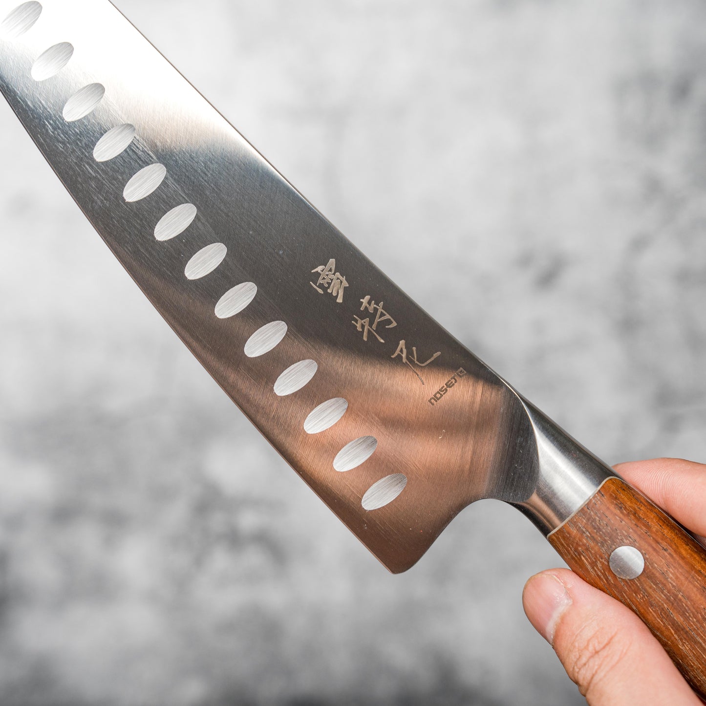 Noseto Aka Gyuto 210mm 德国刀，红木柄
