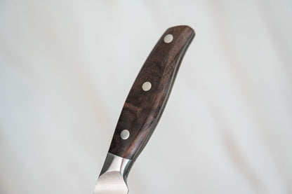 Couteau à pain allemand NOSETO 210 mm en acier inoxydable de haute qualité, manche en bois de santal rouge