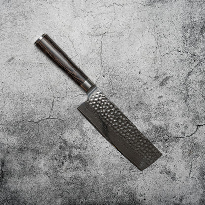 Noseto Kihon Nakiri 165mm vg10 67层大马士革与帕卡木