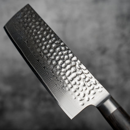 Noseto Kihon Nakiri 165mm vg10 67层大马士革与帕卡木